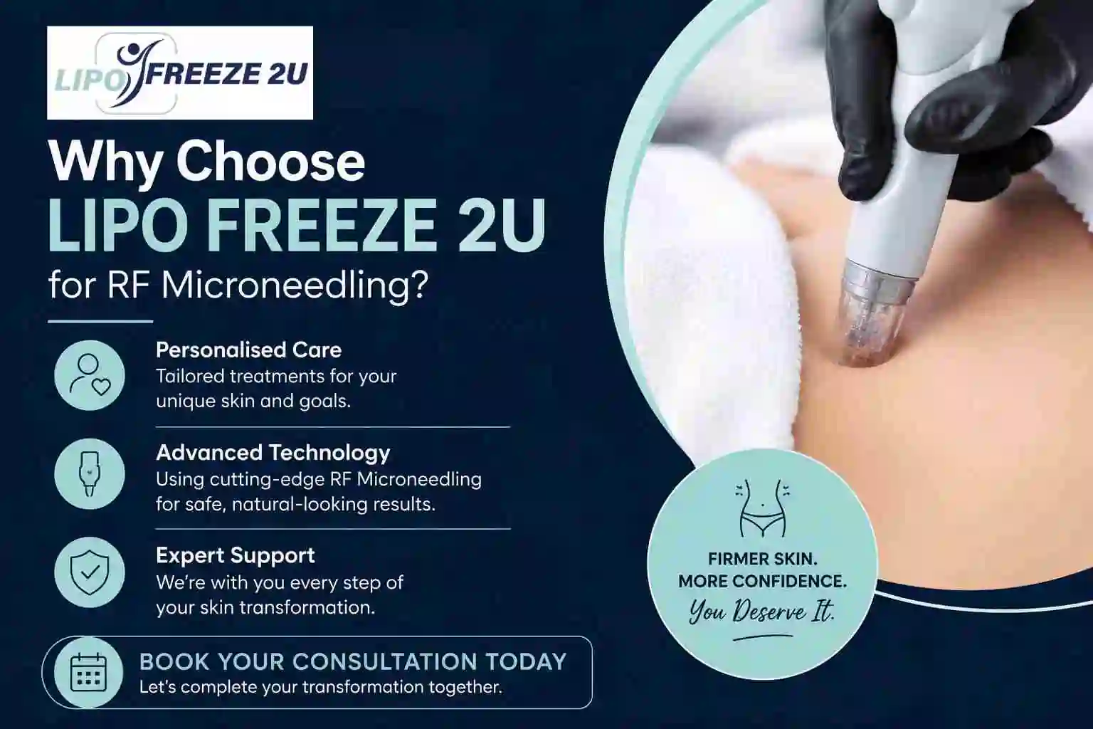 Why Choose LIPO FREEZE 2U for RF Microneedling Wales?